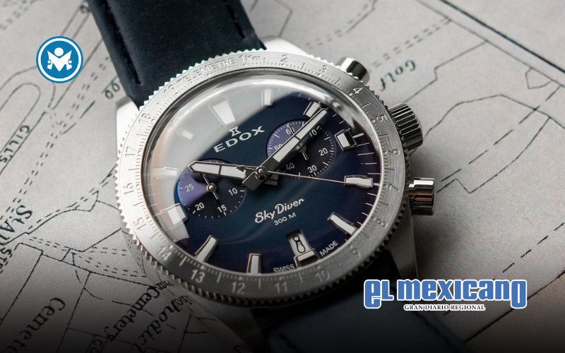 Edox lanza el SkyDiver Chronograph: elegancia suiza para los amantes de la aventura