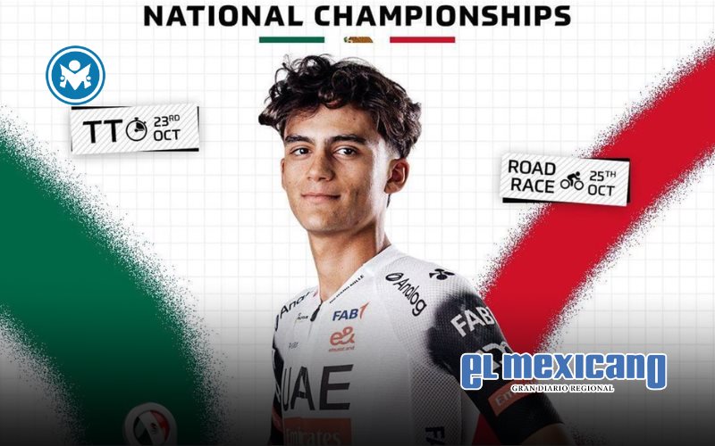 Isaac del Toro regresa a Ensenada para competir en el Campeonato Nacional de Ciclismo 2025