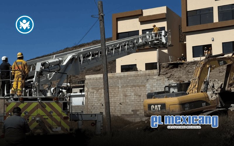 Rescatan sin vida al tercer trabajador atrapado en derrumbe en la colonia Las Palmas III