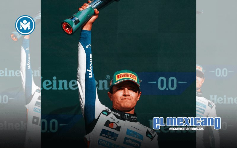 Lando Norris gana el Gran Premio de México 2025 liderando durante gran parte de la carrera