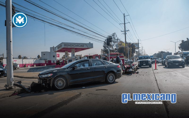 Motociclista es atropellado en bulevar Federico Benítez