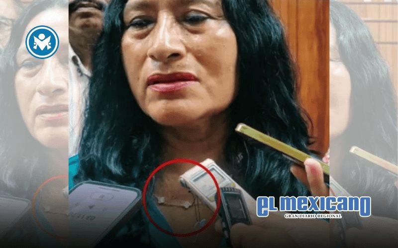 Alcaldesa de Acapulco causa polémica por usar collar valuado en más de 200 mil pesos