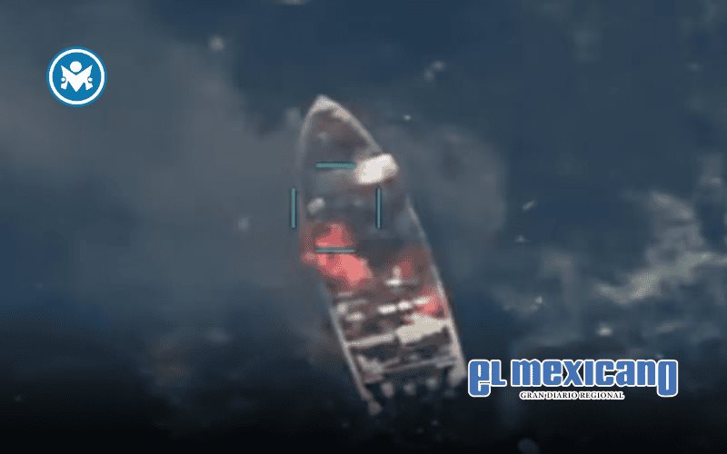 EU hunde otra supuesta narcolancha en el Pacífico; reportan cuatro muertos