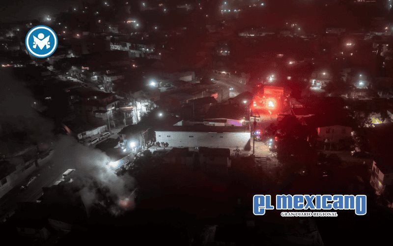 Incendio destruye vivienda de madera en la colonia Ciudad Jardín