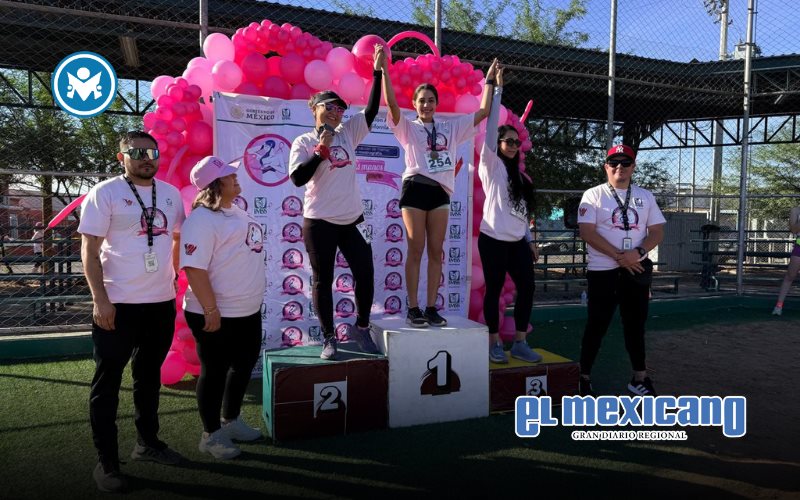 IMSS Baja California realiza tercera carrera Rosa para promover la detecci&oacute;n del c&aacute;ncer de mama