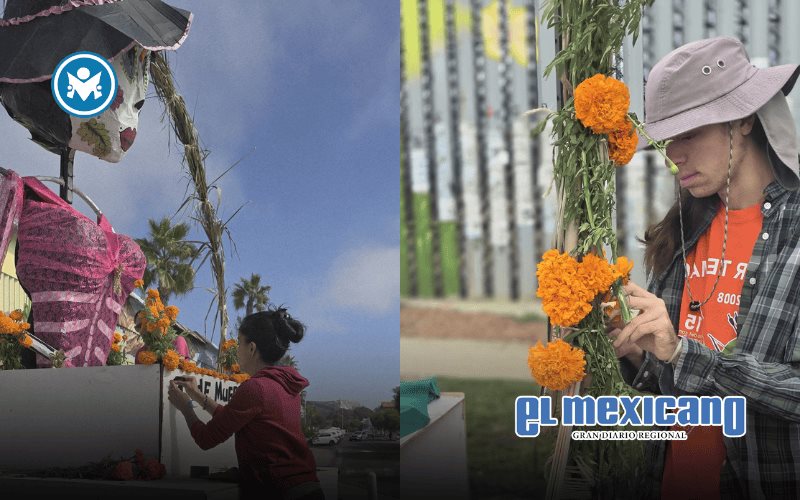 Tijuana rinde homenaje a migrantes fallecidos con altar del Día de Muertos Tijuana rinde homenaje a migrantes fallecidos con altar del Día de Muertos