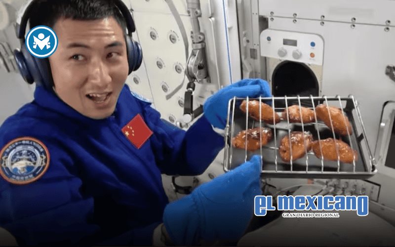 Astronautas chinos hacen historia al realizar la primera barbacoa espacial a bordo de la estaci&oacute;n Tiangong