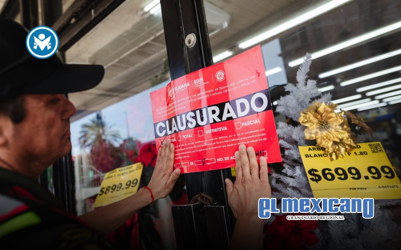 Clausuran seis comercios, entre ellos tiendas textiles, por fallas de seguridad