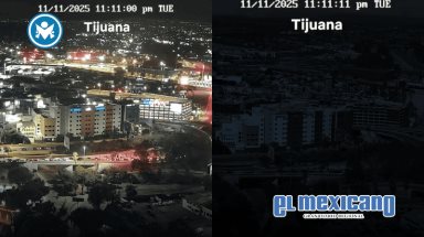 Tijuana tuvo apagón a las 11:11 horas de la noche del 11 de noviembre