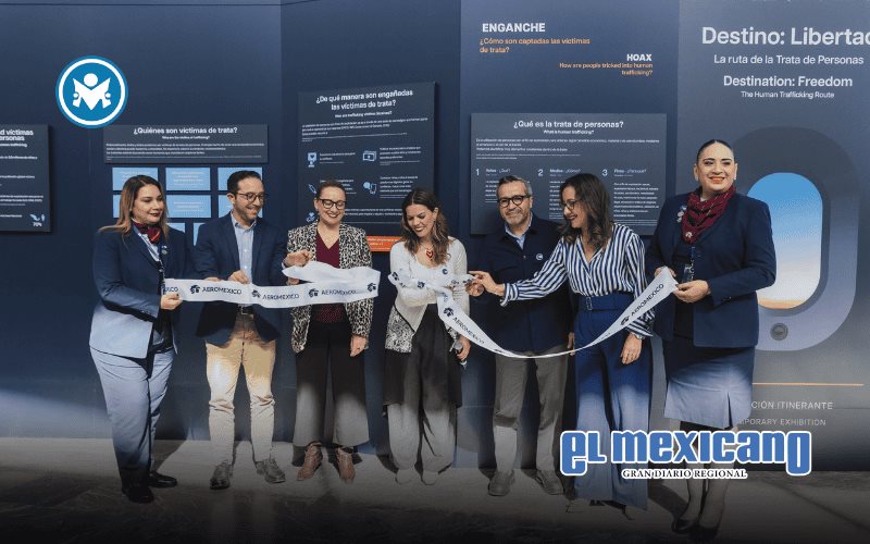 Exposición Destino: Libertad llega al aeropuerto de Tijuana para visibilizar la trata de personas