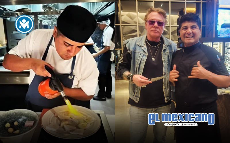Chef peruano pierde su trabajo tras tomarse foto con Axl Rose en Lima
