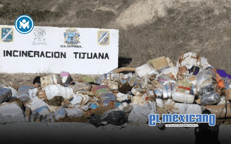 FGR incinera más de seis toneladas de drogas en Tijuana