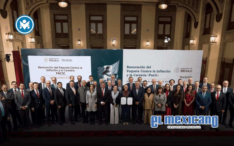 Sheinbaum y sector empresarial renuevan el Pacic para mantener la canasta básica en 910 pesos Sheinbaum y sector empresarial renuevan el Pacic para mantener la canasta básica en 910 pesos