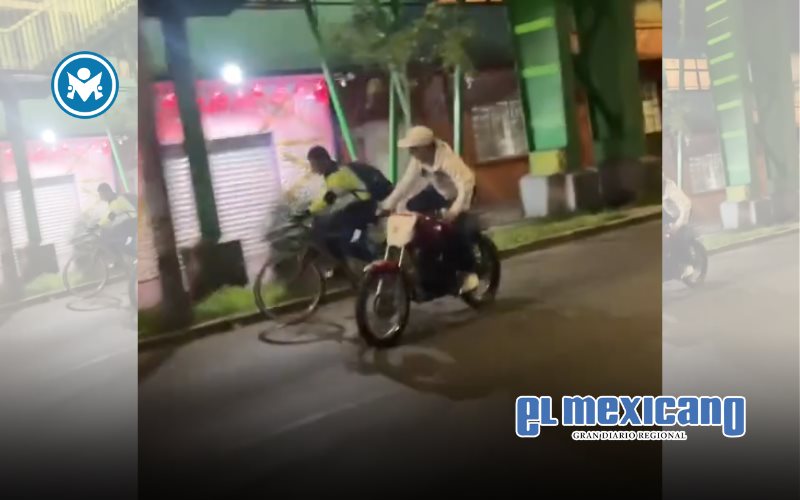 Motociclistas agreden a ciclista en Aviación Civil, Venustiano Carranza