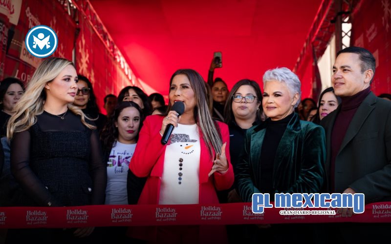 Brinda Claudia Agatón respaldo a comerciantes ensenadenses en vísperas de navidad