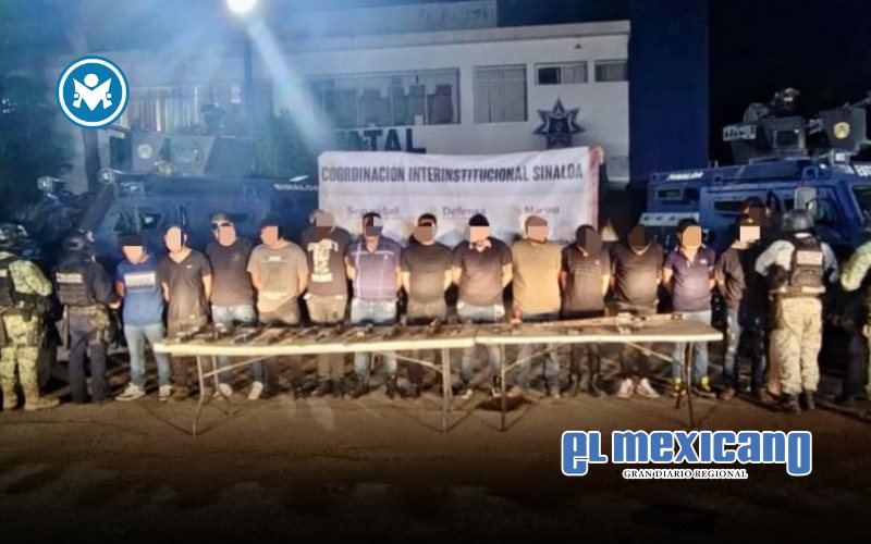 Detienen a “El L12”, presunto líder del CJNG de Tijuana y a otros 14 armados