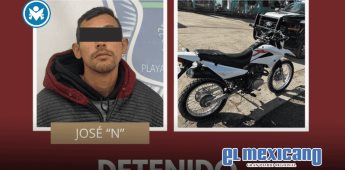 Detienen a motociclista en Rosarito por moto robada en Tijuana Detienen a motociclista en Rosarito por moto robada en Tijuana