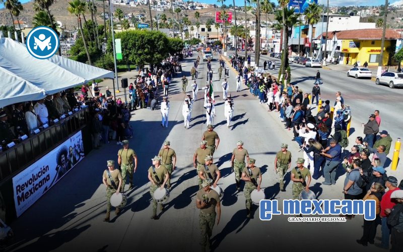 Ensenada celebra el 115 aniversario de la Revolución Mexicana