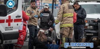 Atropella unidad de la Guardia Nacional a mujer Atropella unidad de la Guardia Nacional a mujer