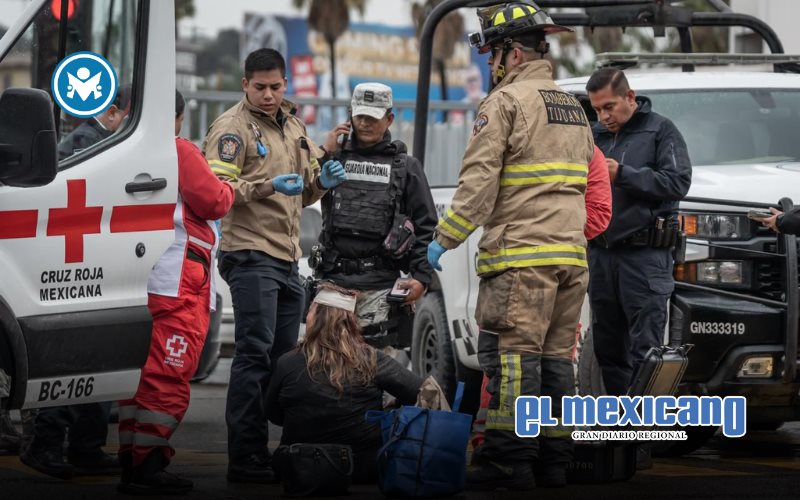 Atropella unidad de la Guardia Nacional a mujer