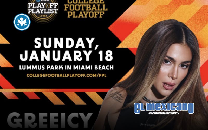 Greeicy encabezará concierto en Miami durante el fin de semana del College Football Playoff