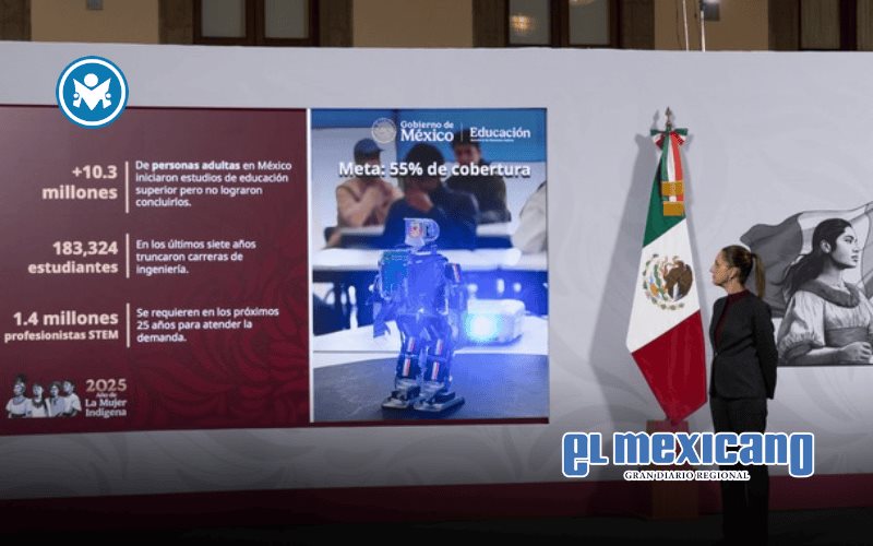 Sheinbaum lanza SaberesMx, plataforma gratuita de educación superior y microcredenciales