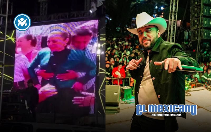 Fidel Rueda ofrece disculpa a Sheinbaum tras proyectarse video con IA en su concierto