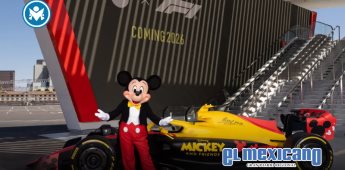 Mickey Mouse en espectáculo en Las Vegas durante el GP Mickey Mouse en espectáculo en Las Vegas durante el GP
