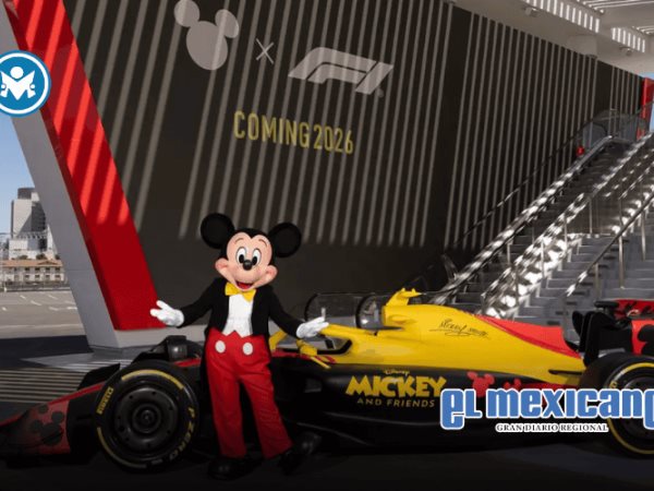 Mickey Mouse en espectáculo en Las Vegas durante el GP