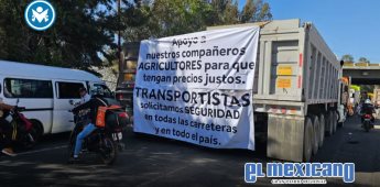Transportistas levantan bloqueos en Estado de México Transportistas levantan bloqueos en Estado de México