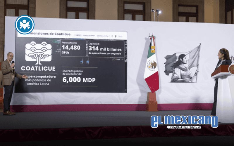 Sheinbaum presenta Coatlicue, la supercomputadora pública más poderosa de América Latina