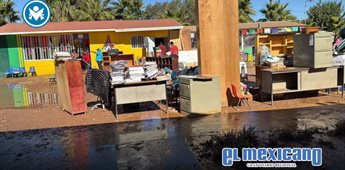 Lluvias dejan severos daños en el Jardín de Niños Quetzalcóatl Lluvias dejan severos daños en el Jardín de Niños Quetzalcóatl