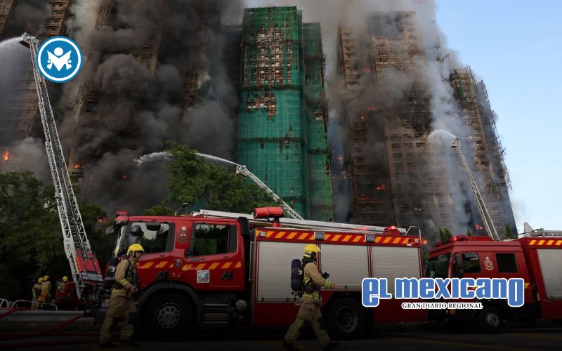 Incendio en Hong Kong deja 128 muertos y unas 200 personas desaparecidas; hay ocho detenidos