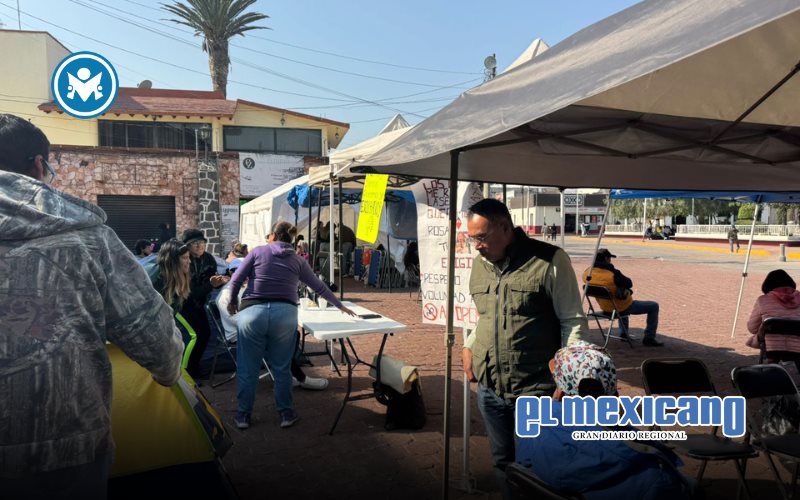 Continúan protestas en Palacio Municipal de Tecámac por ola de despidos injustificados Continúan protestas en Palacio Municipal de Tecámac por ola de despidos injustificados