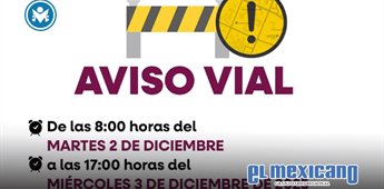 Cierran tramo de la avenida Juárez para trabajos de rehabilitación Cierran tramo de la avenida Juárez para trabajos de rehabilitación