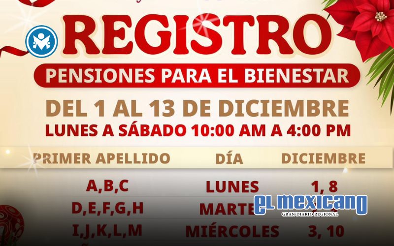 Inicia registro para pensiones de Bienestar a adultos mayores y mujeres