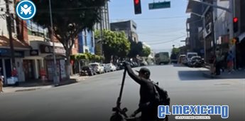 Roban al patín de hombre discapacitado en Tijuana Roban al patín de hombre discapacitado en Tijuana