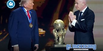 Trump recibe el primer Premio FIFA de la Paz en sorteo del Mundial 2026 Trump recibe el primer Premio FIFA de la Paz en sorteo del Mundial 2026