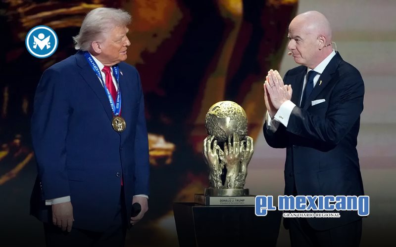 Trump recibe el primer Premio FIFA de la Paz en sorteo del Mundial 2026