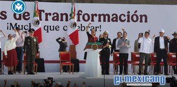 Sheinbaum celebra 7 años de la 4T ante más de 600 mil personas en el Zócalo Sheinbaum celebra 7 años de la 4T ante más de 600 mil personas en el Zócalo