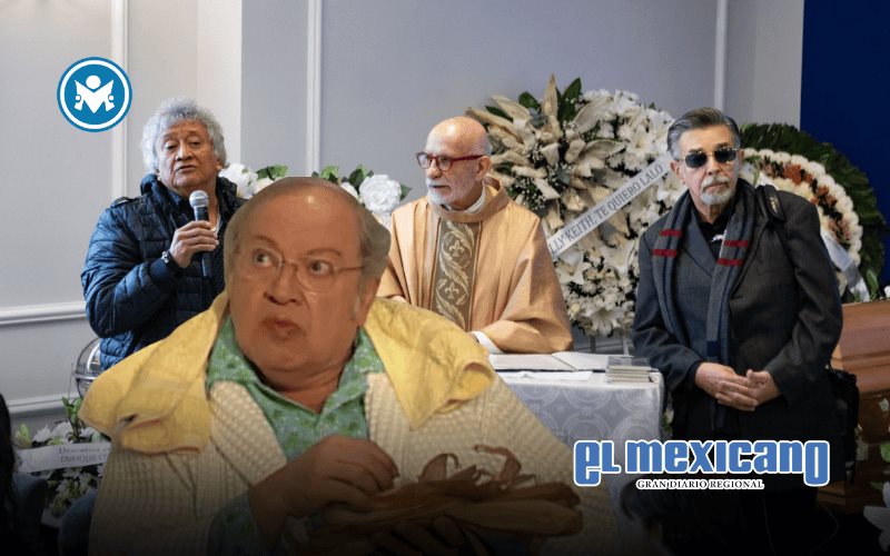 Coronan a Eduardo Manzano con arreglo fúnebre hecho de hojas de tamal en homenaje Coronan a Eduardo Manzano con arreglo fúnebre hecho de hojas de tamal en homenaje