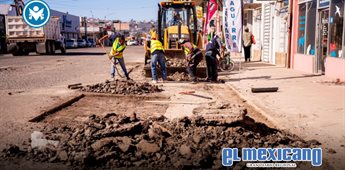 Intensifican obras de bacheo en nueve vialidades esta semana Intensifican obras de bacheo en nueve vialidades esta semana