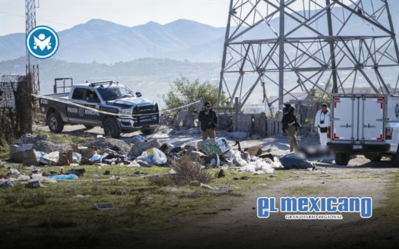 Encuentran dos cuerpos calcinados en predio baldío de Tijuana Encuentran dos cuerpos calcinados en predio baldío de Tijuana