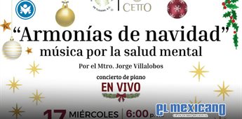 Armonías de Navidad: concierto de piano a favor de la salud mental Armonías de Navidad: concierto de piano a favor de la salud mental