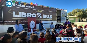 Librobus de cultura inicia recorrido Letras Peninsulares en comunidades de BC Librobus de cultura inicia recorrido Letras Peninsulares en comunidades de BC