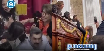 Morena y el PAN protagonizan pelea en el Congreso de la CDMX
