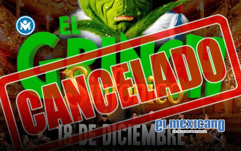 Cancelan El Grinch Sinfónico; anuncian reembolsos para todos los boletos Cancelan El Grinch Sinfónico; anuncian reembolsos para todos los boletos