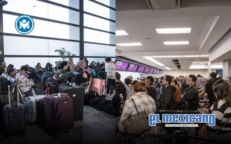 Contin&uacute;a el caos el el Aeropuerto de Tijuana tras cancelaciones