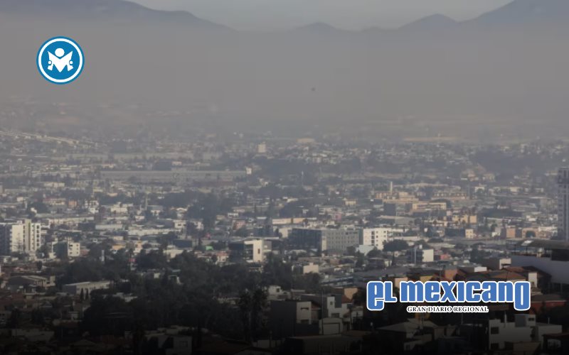 Alerta por mala calidad del aire en Tijuana por part&iacute;culas PM2.5