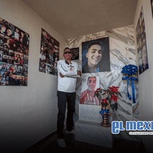 Inauguran capilla en memoria de Erick Carrillo